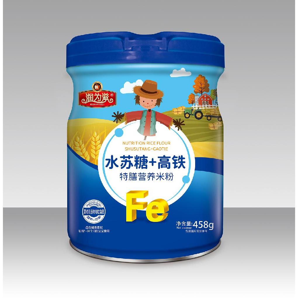 婴幼儿营养米粉-水苏糖+高铁OEM代加工