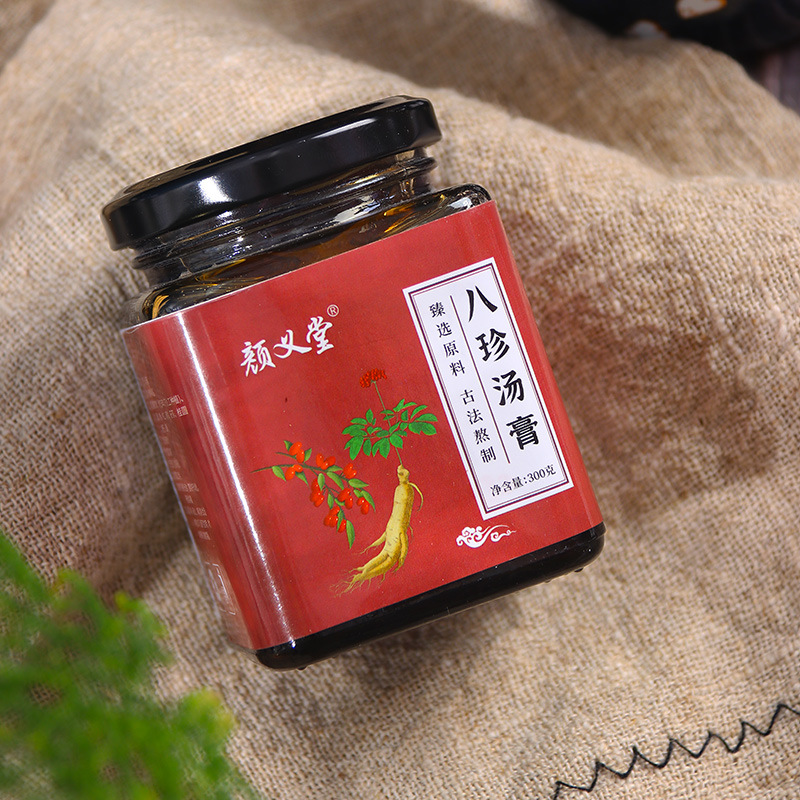八珍汤膏滋八珍汤茶 女性姨妈膏滋膏方 枇杷秋梨膏300g 工厂代发OEM代加工