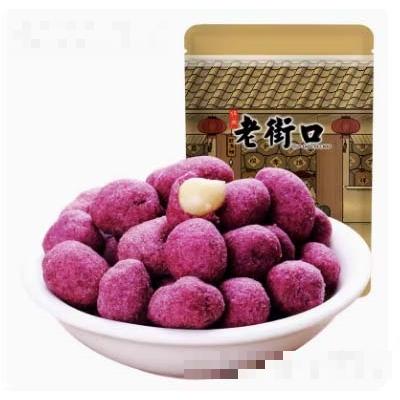 老街口紫薯花生200g休闲零食坚果