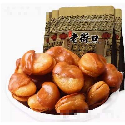 老街口兰花豆500g休闲零食炒货小吃牛肉味香辣零嘴蚕豆