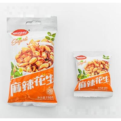 思格利麻辣花生米18克+110克休闲食品招商代理
