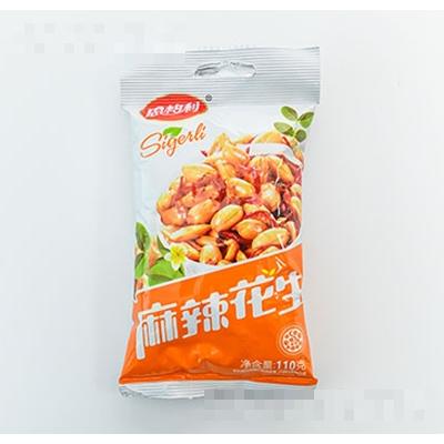 思格利麻辣花生米110克休闲食品招商代理