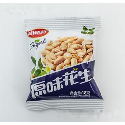 思格利原味花生米18克休闲食品招商代理