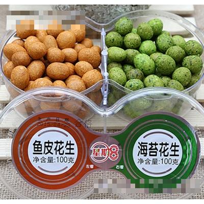 星期八100g鱼皮花生+100g海苔花生休闲食品
