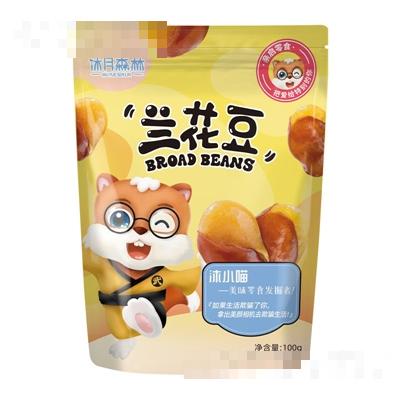 沐月森林休闲零食小吃坚果招商兰花豆100g