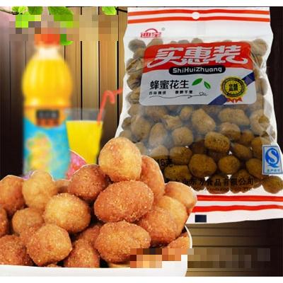 迪宝实惠装蜂蜜花生休闲炒货零食