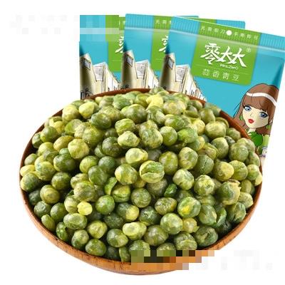 零太太年货休闲零食蒜香青豆
