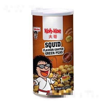 大哥鱿鱼味豌豆180克