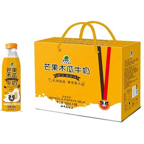 北大荒集团芒果木瓜牛奶500mlx8瓶.jpg