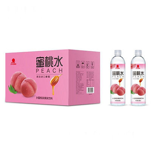 北大荒集团蜜桃水水蜜桃味果味饮料510mlx24瓶.jpg