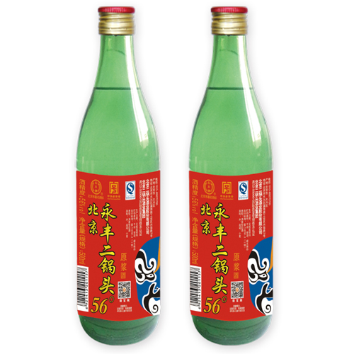 永丰原浆二锅头酒 酒精度 56° 500ML×12瓶绿瓶.jpg