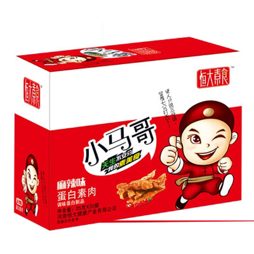 恒大素食小马哥麻辣味蛋白素肉25gx20袋.jpg