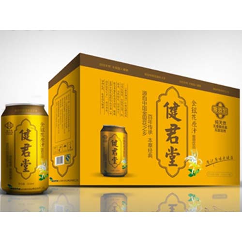 健君堂金银花原汁植物饮品8罐礼品装.jpg