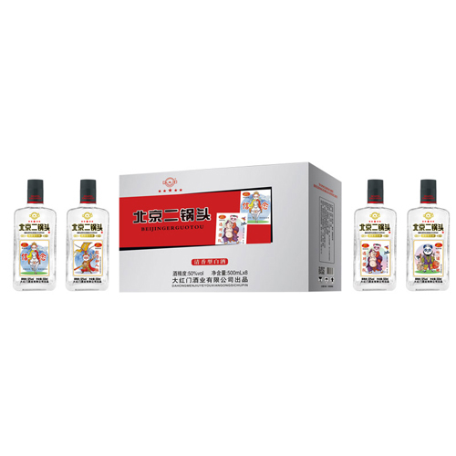 大红门永定河北京二锅头酒50°500ml×8清香型白酒.jpg