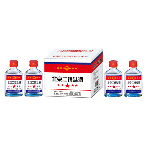 大红门永定河北京二锅头酒56°100ml×40清香型白酒.jpg