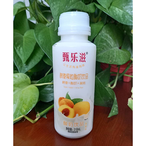 甄乐滋酵素果粒酸奶饮品 黄桃310ml.jpg