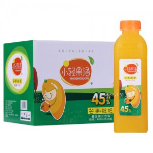 小轻果语芒果+枇杷复合果汁