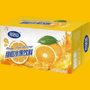 完达山甜橙水果饮料250mlx24盒