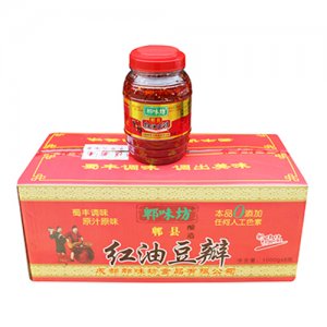 郫味坊郫县红油豆瓣箱装8千克