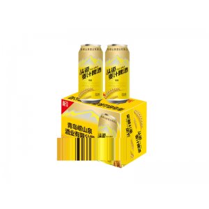 l头道麦啤酒黄罐500m1x12听