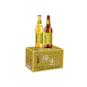 崂山泉330ml至尊纯生啤酒（1X24）
