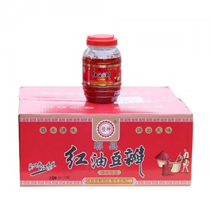 恒坤郫县红油豆瓣箱装750gX12瓶