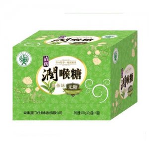 森涌牌清新润喉糖无糖绿茶味箱装