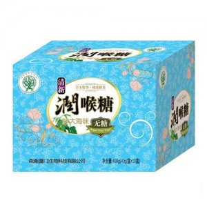 森涌牌清新润喉糖无糖胖大海味箱装