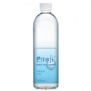 芭拜水庄天然苏打水400ml24瓶箱