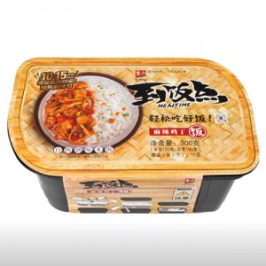 紫山到饭点麻辣鸡丁自热米饭300g