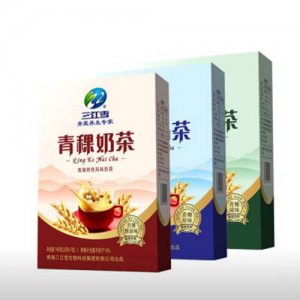 三江雪青稞奶茶140g盒装代餐奶茶