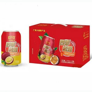 王老吉四季能量百香果维生素果味饮料310mlx12
