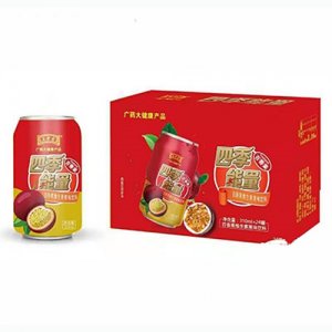 王老吉四季能量百香果维生素果味饮料310mlx24
