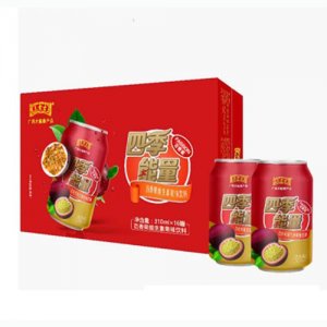 王老吉百香果维生素果味饮料310mlX16
