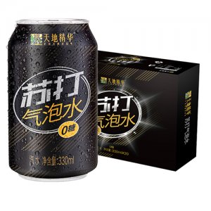 天地精华罐装苏打水原味350ml