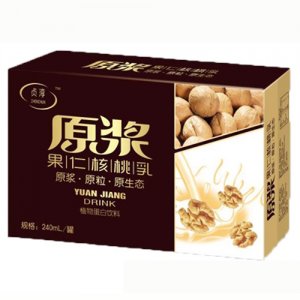 贞淳原浆果仁核桃乳植物蛋白饮料240ml箱装