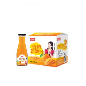 溢和源广口香橙芒果汁1.5L