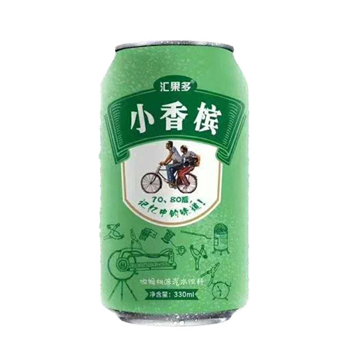 汇果多小香槟猕猴桃味汽水330ml