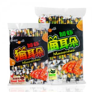 怡味园加虾猫耳朵800g
