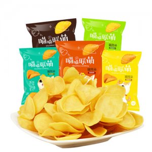 怡味园喵喵联萌猫耳朵麻辣味80g