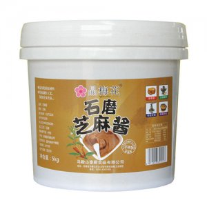 晶梅花石磨芝麻酱5kg