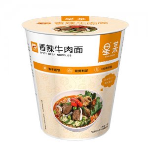 星菜香辣牛肉面70g