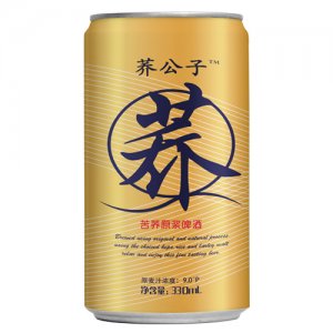 荞公子苦荞原浆啤酒330ml