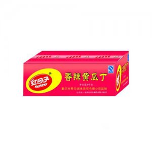 红日子香辣黄瓜丁酱腌菜箱装