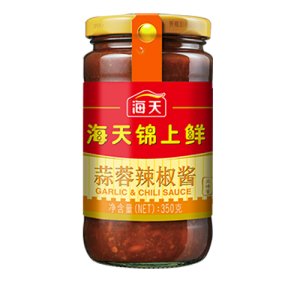 海天锦上鲜蒜蓉辣椒酱350g