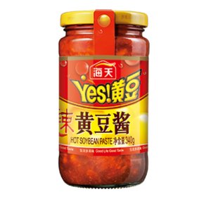 海天辣黄豆酱340g