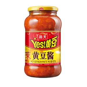海天辣黄豆酱800g