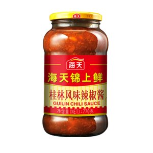 海天锦上鲜桂林风味辣椒酱770g