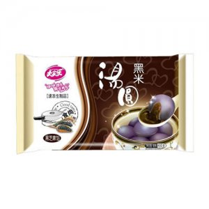 大家乐黑糯米面皮400克黑芝麻馅汤圆