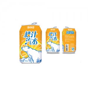 北冰洋橙汁汽水听装330ml